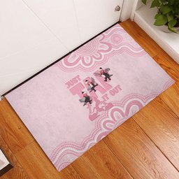Tap Dance Australia Rubber Doormat Pink Galah Just Tap It Out