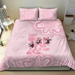 Tap Dance Australia Bedding Set Pink Galah Just Tap It Out