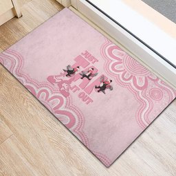 Tap Dance Australia Rubber Doormat Pink Galah Just Tap It Out