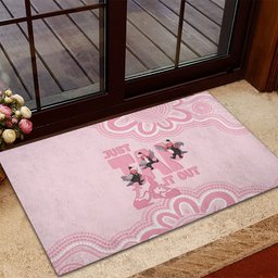 Tap Dance Australia Rubber Doormat Pink Galah Just Tap It Out