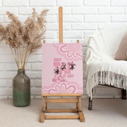 Tap Dance Australia Canvas Wall Art Pink Galah Just Tap It Out
