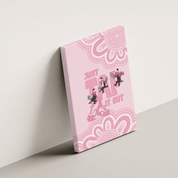 Tap Dance Australia Canvas Wall Art Pink Galah Just Tap It Out
