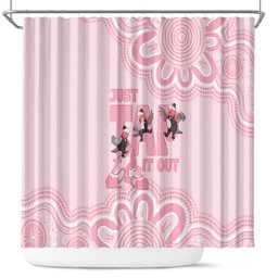 Tap Dance Australia Shower Curtain Pink Galah Just Tap It Out
