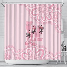 Tap Dance Australia Shower Curtain Pink Galah Just Tap It Out