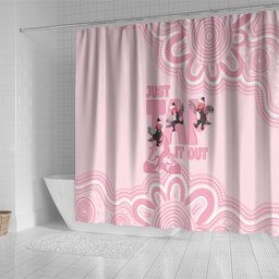 Tap Dance Australia Shower Curtain Pink Galah Just Tap It Out