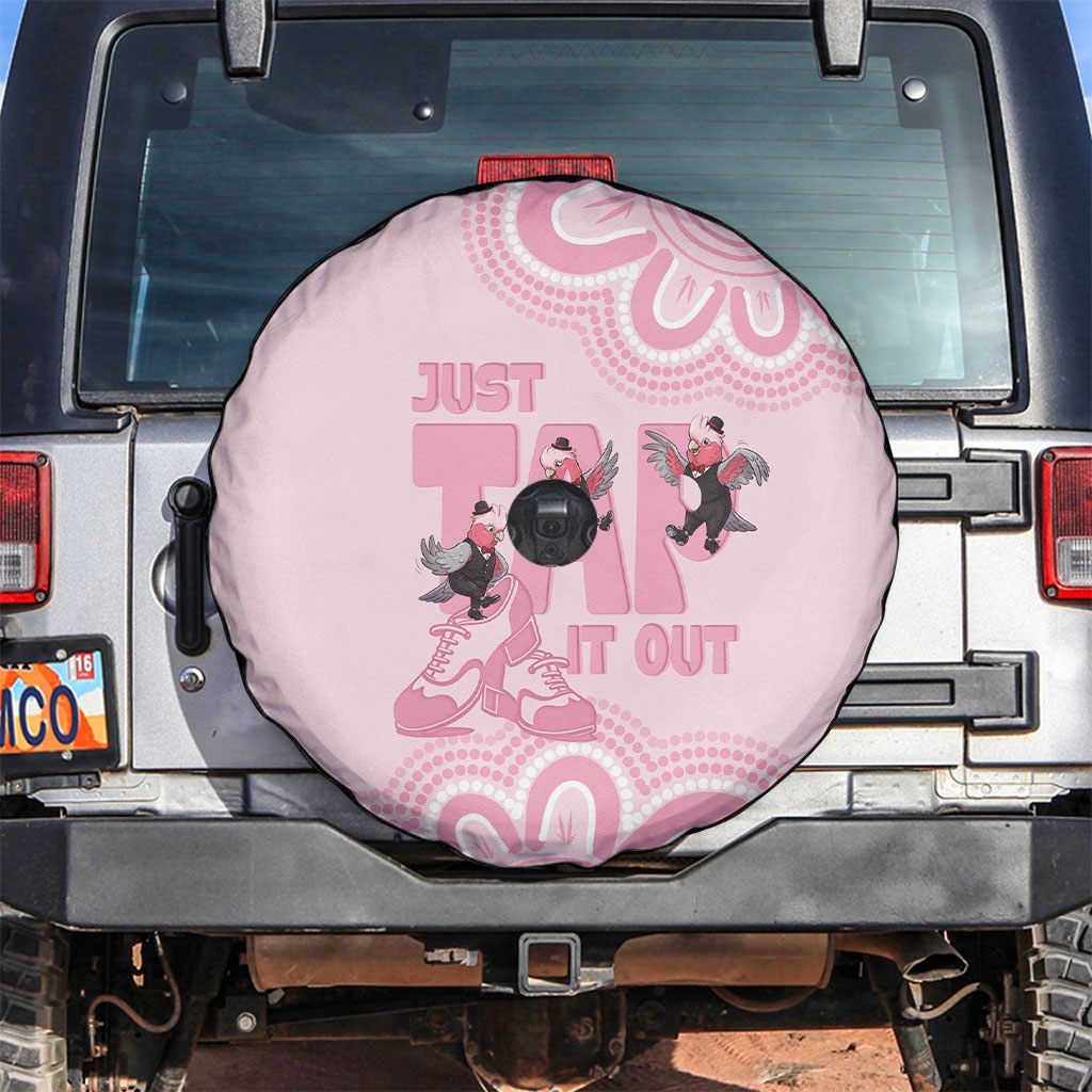 Tap Dance Australia Spare Tire Cover Pink Galah Just Tap It Out