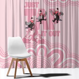 Tap Dance Australia Window Curtain Pink Galah Just Tap It Out