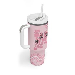Tap Dance Australia Tumbler With Handle Pink Galah Just Tap It Out