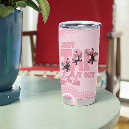 Tap Dance Australia Tumbler Cup Pink Galah Just Tap It Out