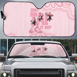 Tap Dance Australia Auto Sun Shade Pink Galah Just Tap It Out