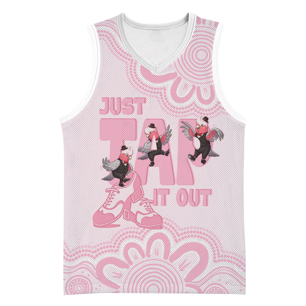 Tap Dance Australia Basketball Jersey Pink Galah Just Tap It Out
