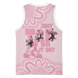 Tap Dance Australia Basketball Jersey Pink Galah Just Tap It Out