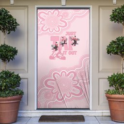 Tap Dance Australia Door Cover Pink Galah Just Tap It Out