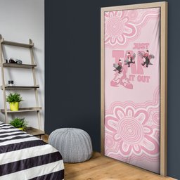 Tap Dance Australia Door Cover Pink Galah Just Tap It Out