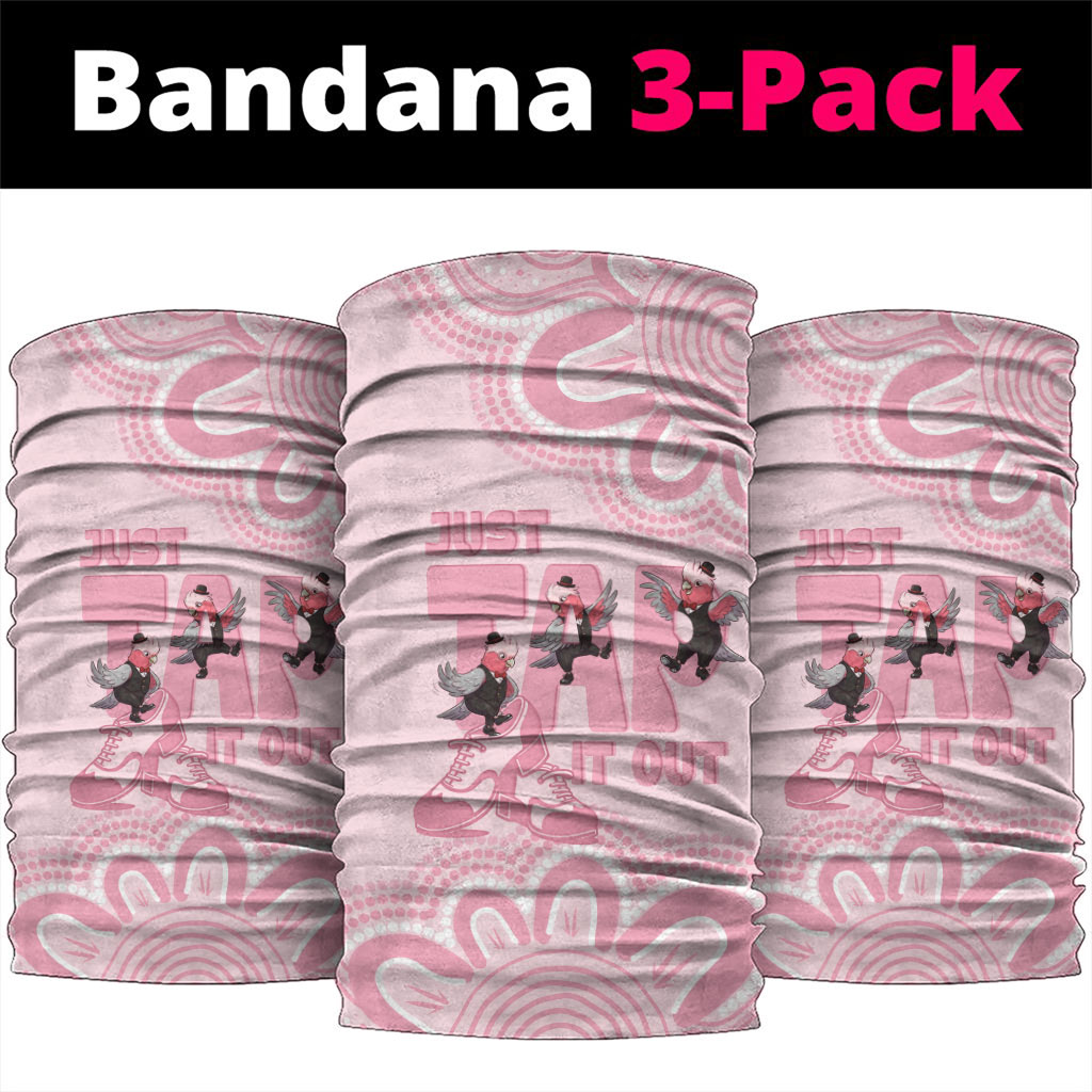 Tap Dance Australia Neck Gaiter Pink Galah Just Tap It Out
