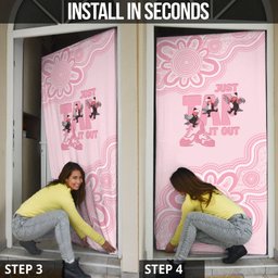 Tap Dance Australia Door Cover Pink Galah Just Tap It Out