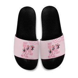 Tap Dance Australia Slide Sandals Pink Galah Just Tap It Out