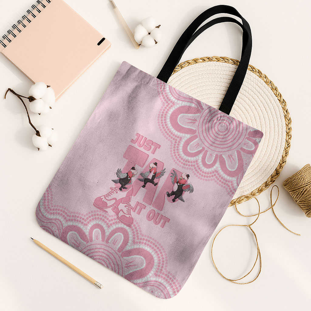 Tap Dance Australia Tote Bag Pink Galah Just Tap It Out