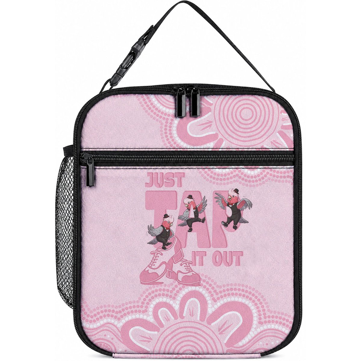 Tap Dance Australia Lunch Bag Pink Galah Just Tap It Out
