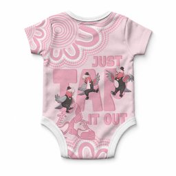 Tap Dance Australia Baby Onesie Pink Galah Just Tap It Out