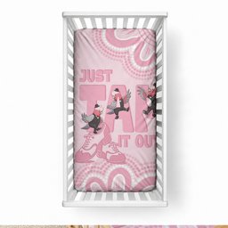 Tap Dance Australia Baby Bed Cover Pink Galah Just Tap It Out