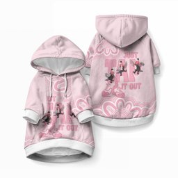 Tap Dance Australia Pet Hoodie Pink Galah Just Tap It Out
