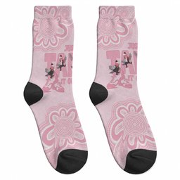Tap Dance Australia Crew Socks Pink Galah Just Tap It Out