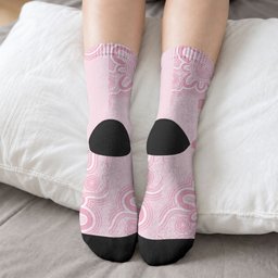 Tap Dance Australia Crew Socks Pink Galah Just Tap It Out