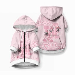Tap Dance Australia Pet Hoodie Pink Galah Just Tap It Out