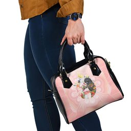 Australian Cockatoos Shoulder Handbag Flora Aboriginal Dot Art Pattern
