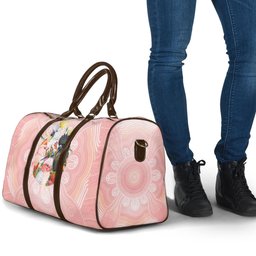 Australian Cockatoos Travel Bag Flora Aboriginal Dot Art Pattern
