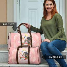 Australian Cockatoos Travel Bag Flora Aboriginal Dot Art Pattern