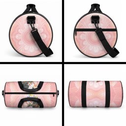 Australian Cockatoos Duffle Bag Flora Aboriginal Dot Art Pattern