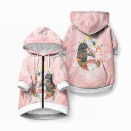 Australian Cockatoos Pet Hoodie Flora Aboriginal Dot Art Pattern