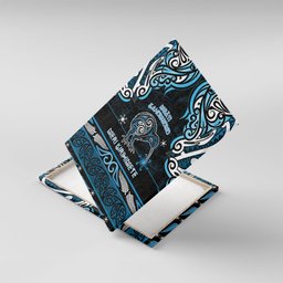 Ngati Kahungunu Aotearoa Meri Kirihimete Canvas Wall Art Maori Kiwi Bird Silver Fern Koru Pattern