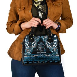 Ngati Kahungunu Aotearoa Meri Kirihimete Shoulder Handbag Maori Kiwi Bird Silver Fern Koru Pattern