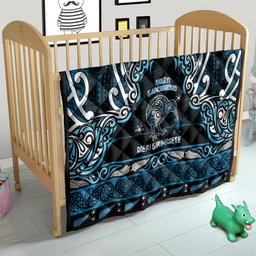 Ngati Kahungunu Aotearoa Meri Kirihimete Quilt Maori Kiwi Bird Silver Fern Koru Pattern
