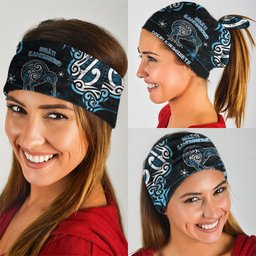 Ngati Kahungunu Aotearoa Meri Kirihimete Neck Gaiter Maori Kiwi Bird Silver Fern Koru Pattern