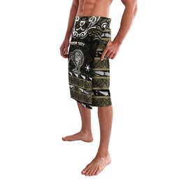 Personalised Waikato Tainui Aotearoa Meri Kirihimete Lavalava Maori Kiwi Bird Silver Fern Koru Pattern