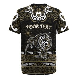 Personalised Waikato Tainui Aotearoa Meri Kirihimete Rugby Jersey Maori Kiwi Bird Silver Fern Koru Pattern