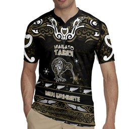 Personalised Waikato Tainui Aotearoa Meri Kirihimete Rugby Jersey Maori Kiwi Bird Silver Fern Koru Pattern