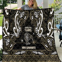 Waikato Tainui Aotearoa Meri Kirihimete Quilt Maori Kiwi Bird Silver Fern Koru Pattern