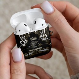 Waikato Tainui Aotearoa Meri Kirihimete AirPods Case Maori Kiwi Bird Silver Fern Koru Pattern