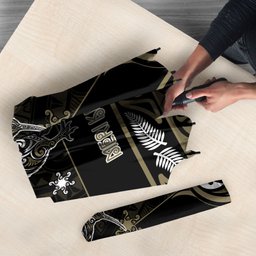 Waikato Tainui Aotearoa Meri Kirihimete Umbrella Maori Kiwi Bird Silver Fern Koru Pattern