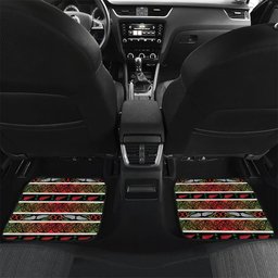 Personalised Ngai Tuhoe Aotearoa Meri Kirihimete Car Mats Maori Kiwi Bird Silver Fern Koru Pattern