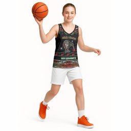Personalised Ngai Tuhoe Aotearoa Meri Kirihimete Basketball Jersey Maori Kiwi Bird Silver Fern Koru Pattern