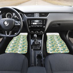 Australia Rugby Kangaroo Car Mats White Aboriginal Dot Geometry