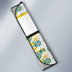 Australia Rugby Kangaroo Auto Sun Shade White Aboriginal Dot Geometry