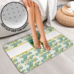 Australia Rugby Kangaroo Bathroom Set White Aboriginal Dot Geometry
