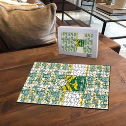 Australia Rugby Kangaroo Puzzle White Aboriginal Dot Geometry
